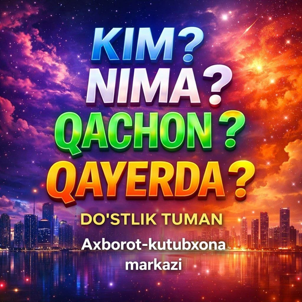 “Sanoatchilar” mahallasining Telegram guruhida “Kim? Nima? Qachon? Qayerda?” nomli onlayn intellektual viktorina tashkil etildi.