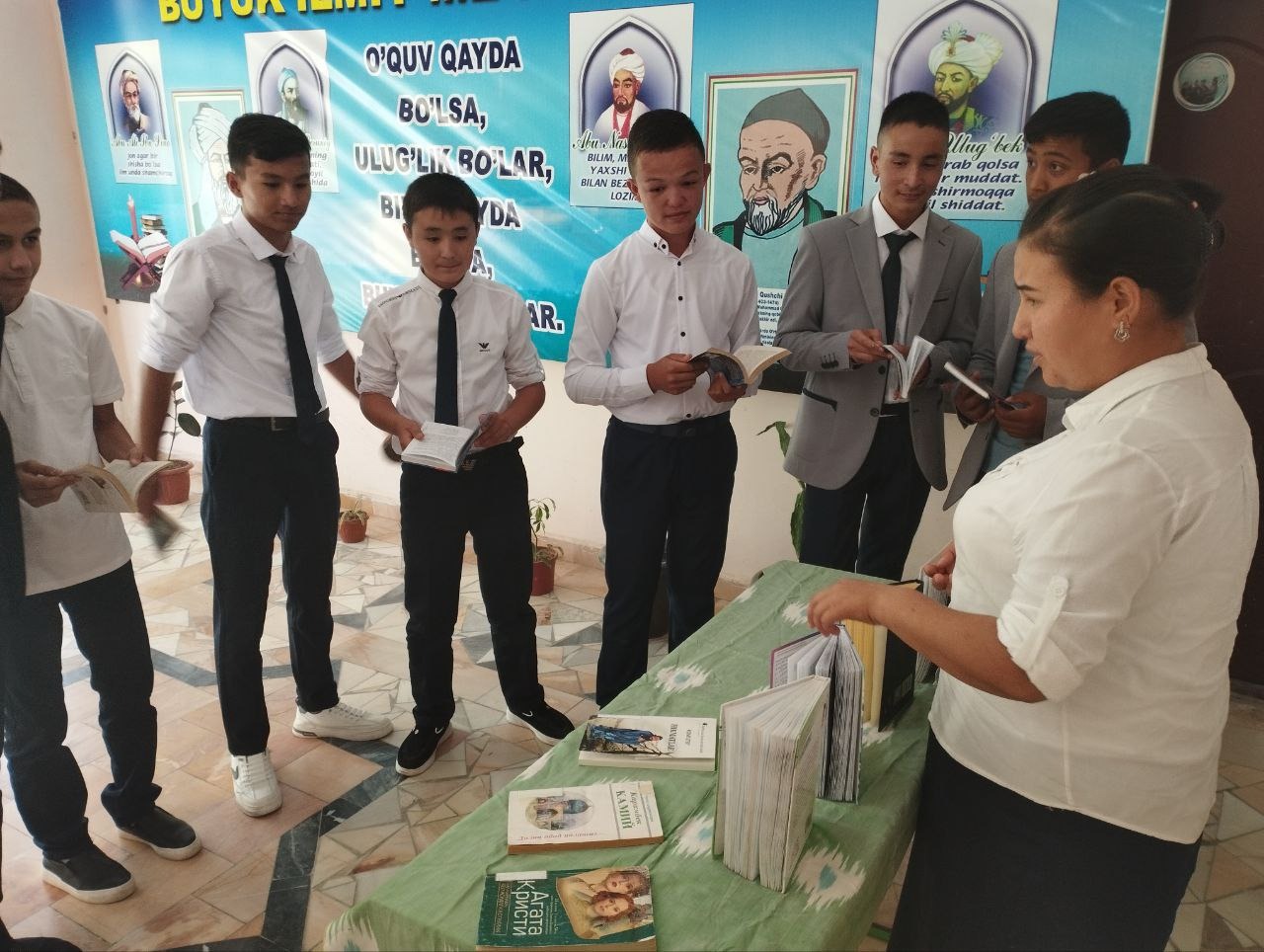 "Unutilmas kitoblar" nomli tadbir tashkil qilindi.