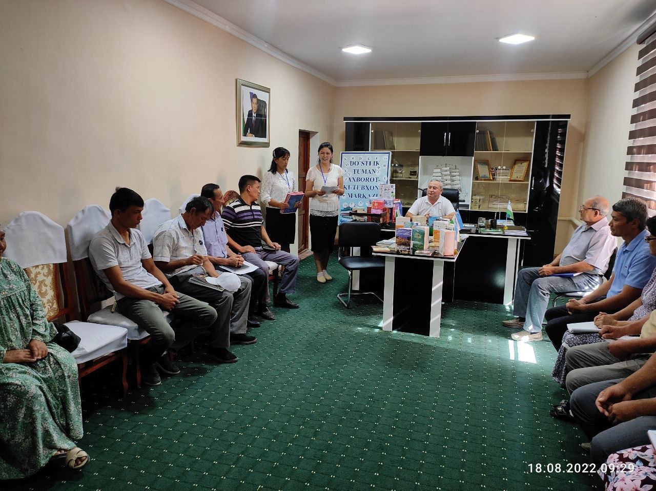 "YANGI O'ZBEKISTONDA EL AZIZ INSON AZIZ " shiori ostida tadbir tashkil etildi.