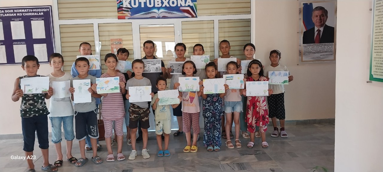 "Yangi hayot uchun,yangi O'zbekiston uchun" shiori ostida tadbir bo`lib o`tdi.