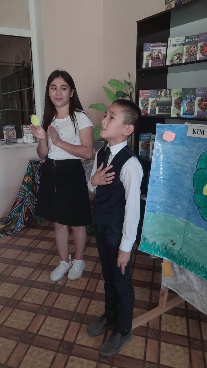 Men dunyoni kitob bilan ochaman