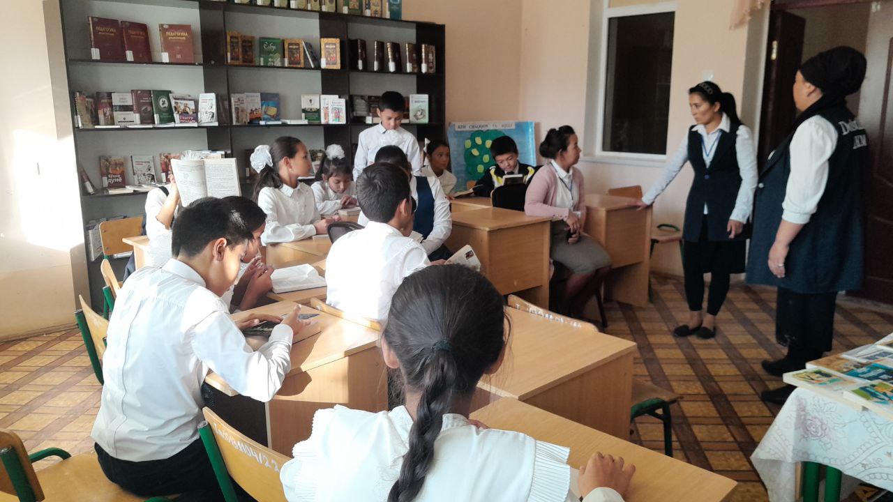 "Kitob donolikka qadamdir" nomli tadbir tashkil qilindi.