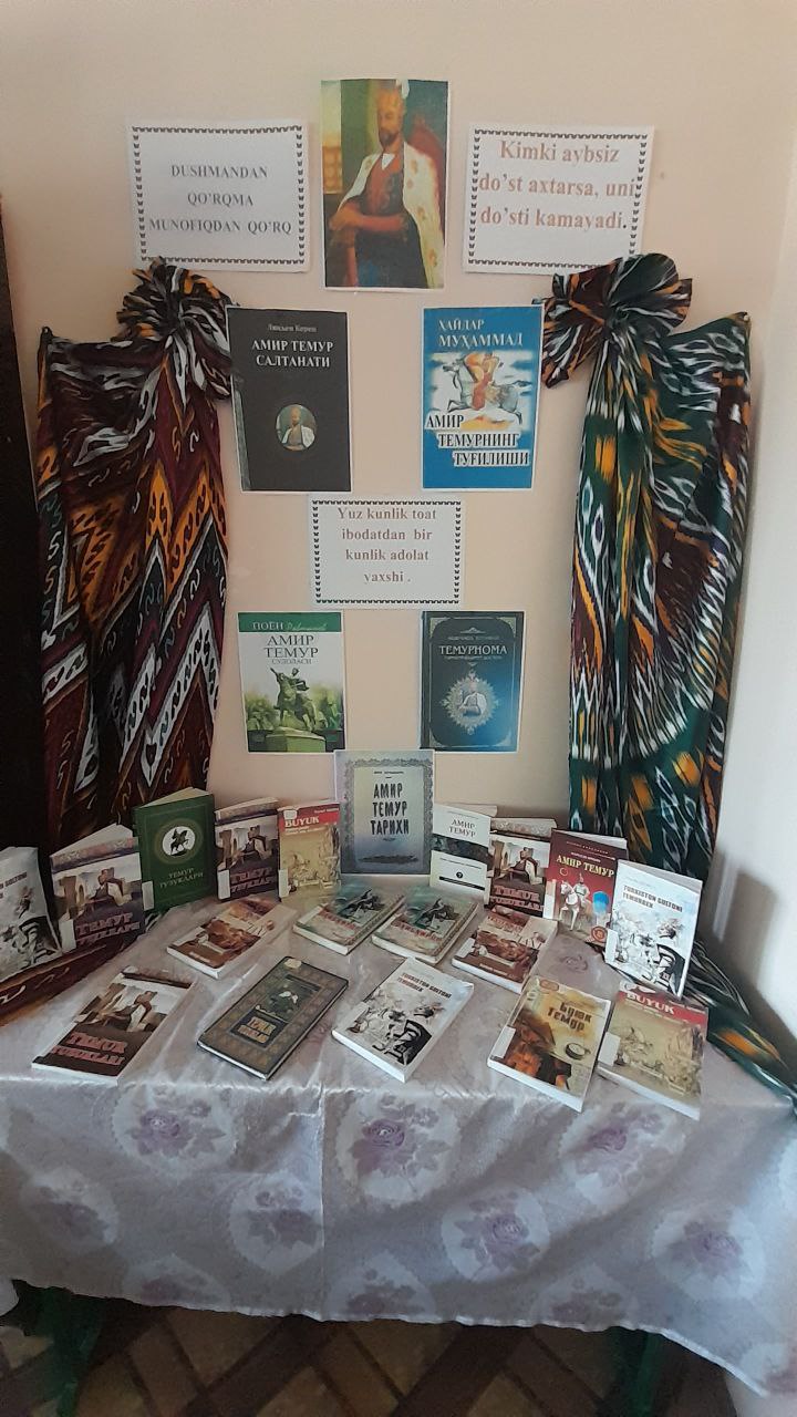 "Kuch adolatdadir" deb nomlangan asarlar ko`rgazmasi