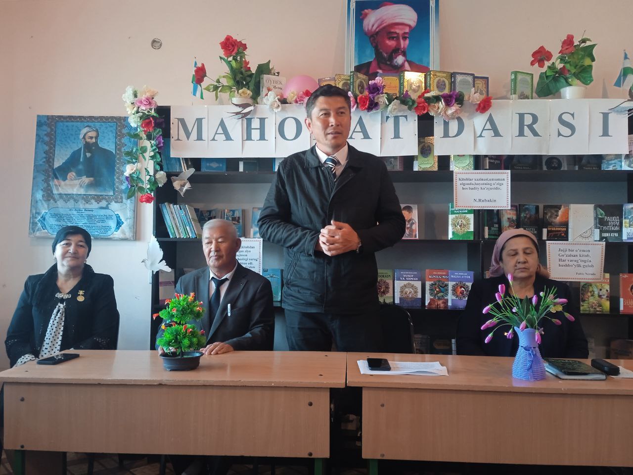 “Kitobxonlik kuni”ni yuqori saviyada tashkil etish maqsadida "Mahorat darsi" tashkil qilindi