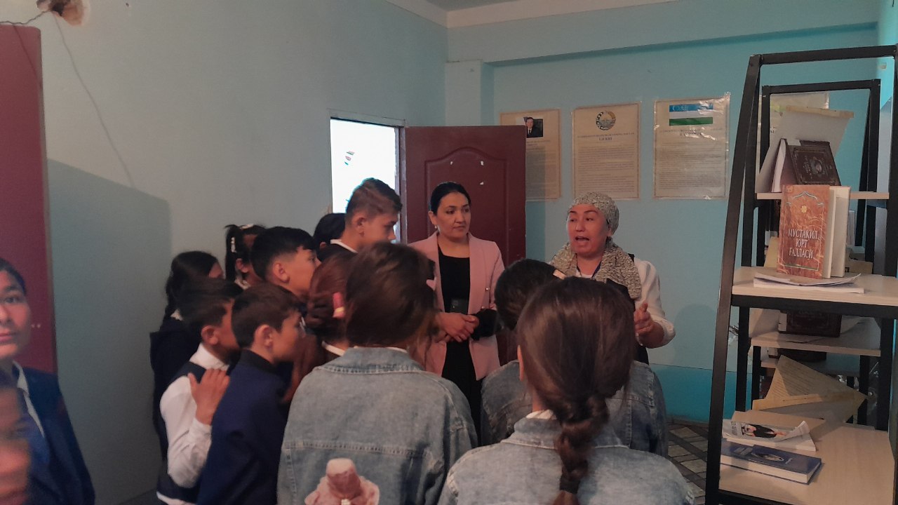 "Kitob qalbimizning ajoyib davosi" nomli sayohat tashkil qilindi.