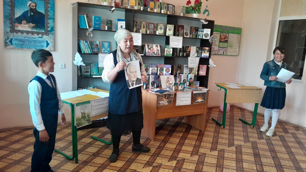 "Kitobsiz olam nursiz olam" nomli bellashuv tadbiri tashkil qildi.