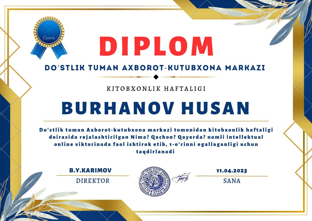 Nima? Qachon? Qayerda? nomli intellektual online viktorina o`tkazildi.