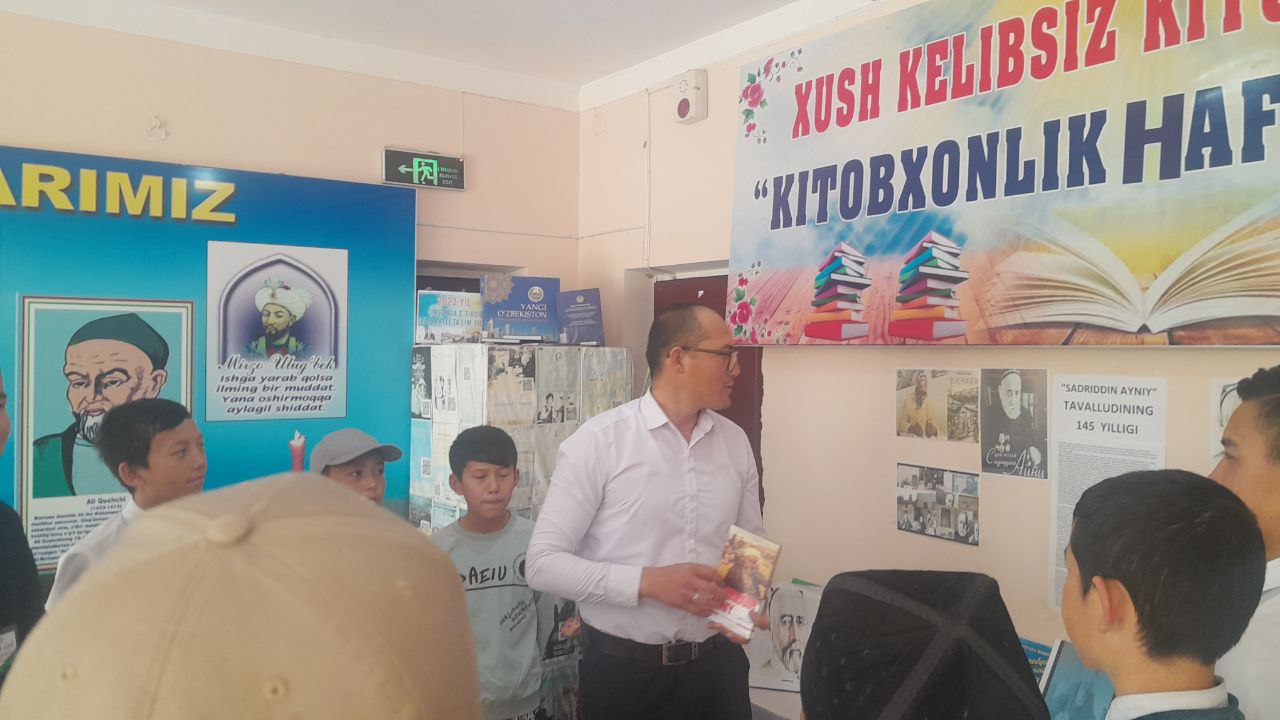 "Eski maktab" kitobi taqdimoti boʻlib oʻtdi.