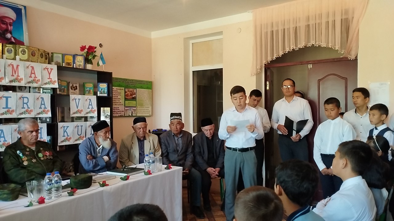 " Inson qadri ulug‘, xotira muqaddas " shiori ostida xotira kechasi tashkil qilindi.