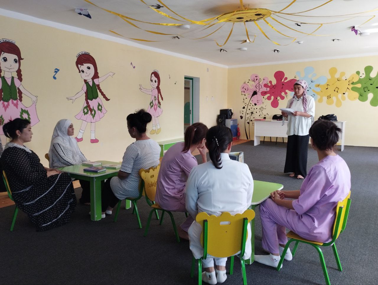 "Turkiy Guliston yohud ahloq" kitobi kitob o'qish soati uchun muhokama qilinib  kitobni o'qish tashkil qilindi.