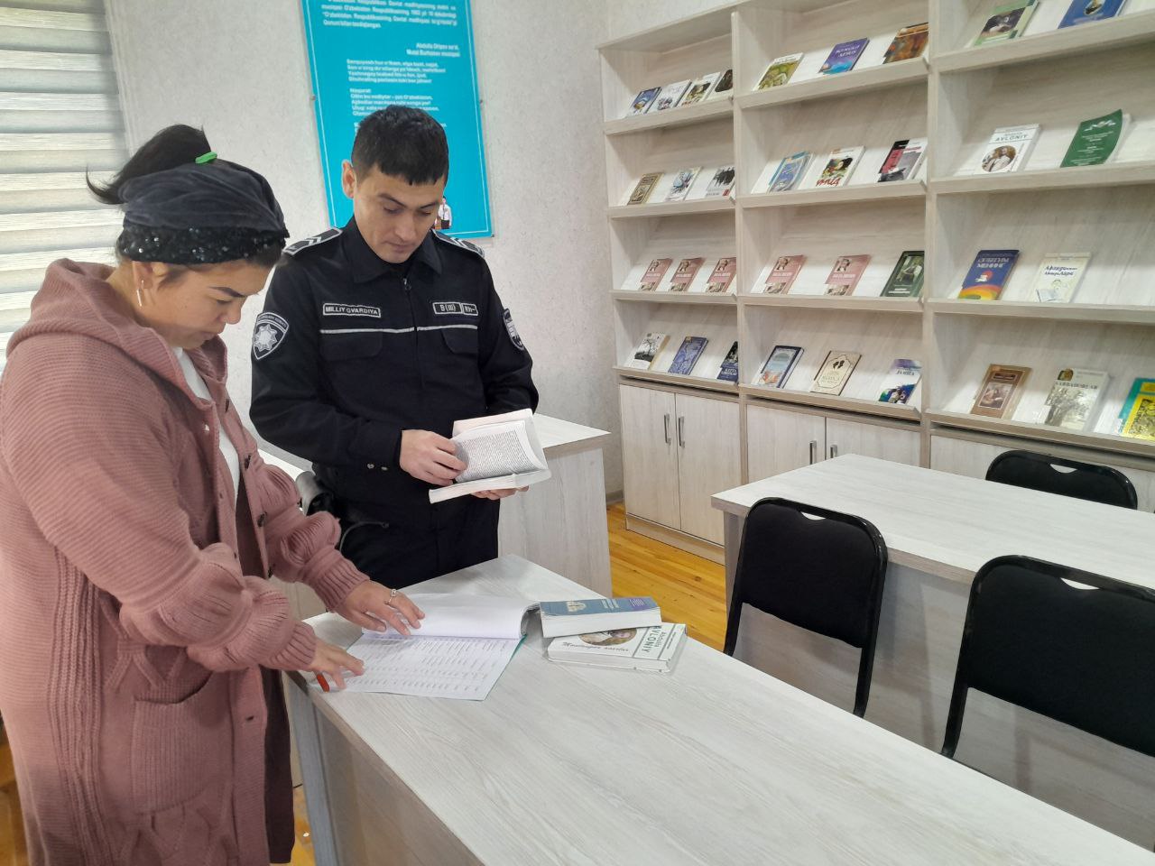 Ko`chma kutubxona loyihasi doirasida targ`ibot ishlari davom etmoqda