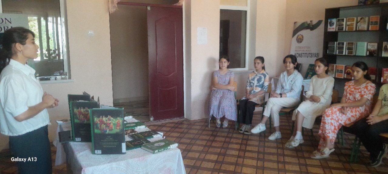 Faol kitobxonlar ishtirokida "Rus adabiyotining ulkan vakili" nomli tadbir tashkil qilindi.