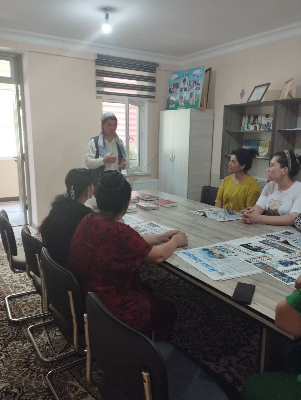 5-sonli DMTT dagi xodimlari ishtirokida kitob oʻqish soati oʻtkazildi.