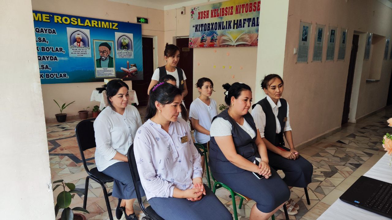 Joriy yilning 9-avgust sanasida Do`stlik tuman axborot-kutubxona markazida  "Siyosiy-ma’rifat soati" bo‘lib o‘tdi