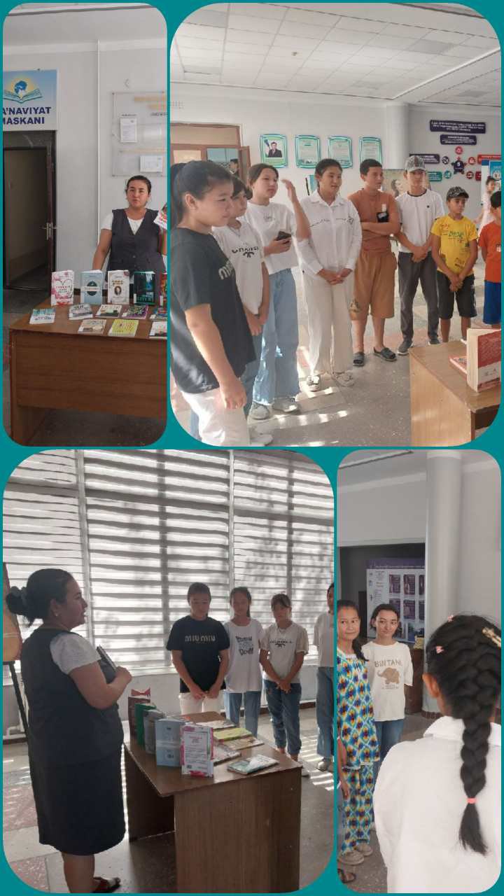 Kitobxonlar klubi a`zolari ishtirokida "Kitob qalb davosi" nomli davra suhbati tashkil qilindi.