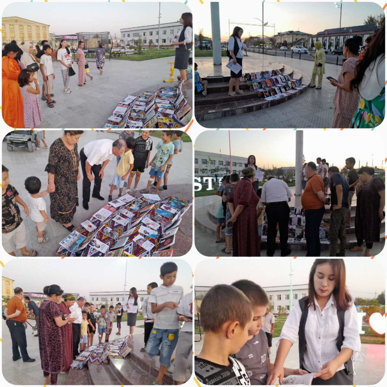“Ochiq osmon ostida kutubxona” loyihasi doirasida navbatdagi tadbir va kitoblar ko'rgazmasi tashkil qilindi.