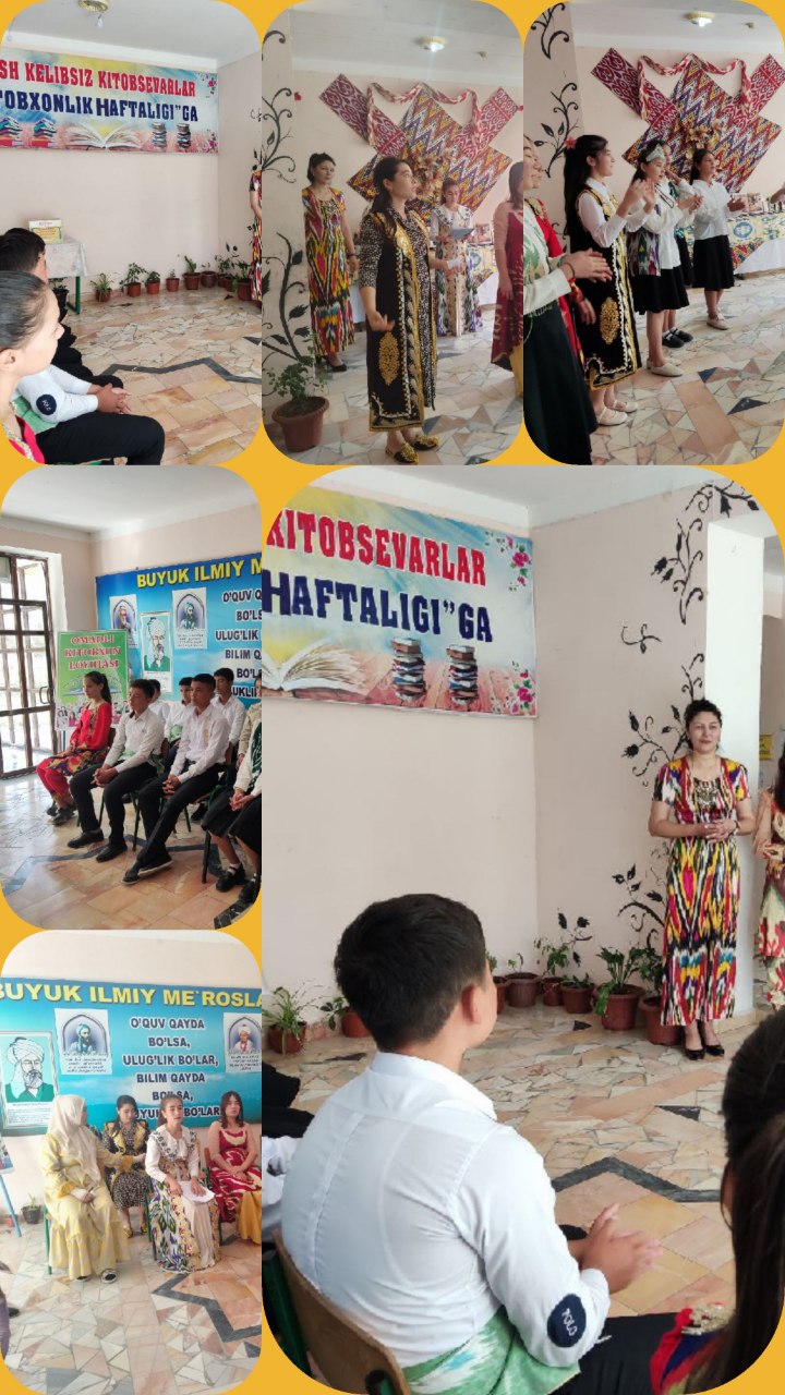 "Milliy, betakror, nafis ,maftunkor atlasim" nomli musiqiy tadbir tashkil qilindi.