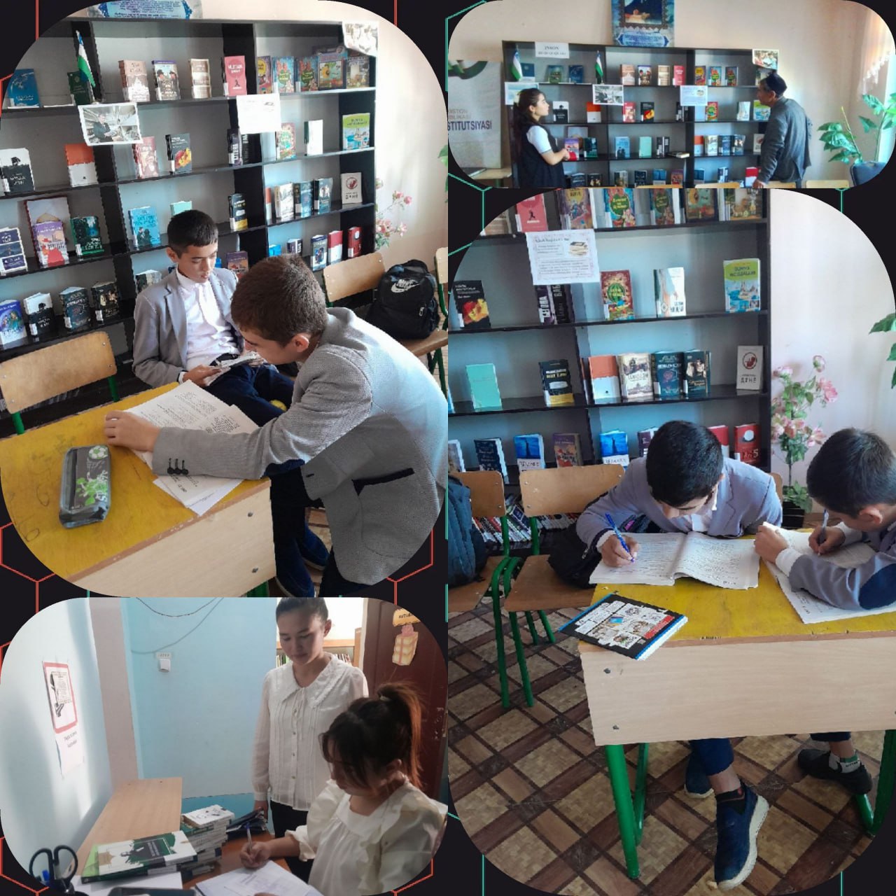 Abonomentlar va foydalanuvchilarga xizmat ko`rsatish xizmati mutaxassislari tomonidan kitobxonlarga ko`rsatotgan xizmat jarayoni