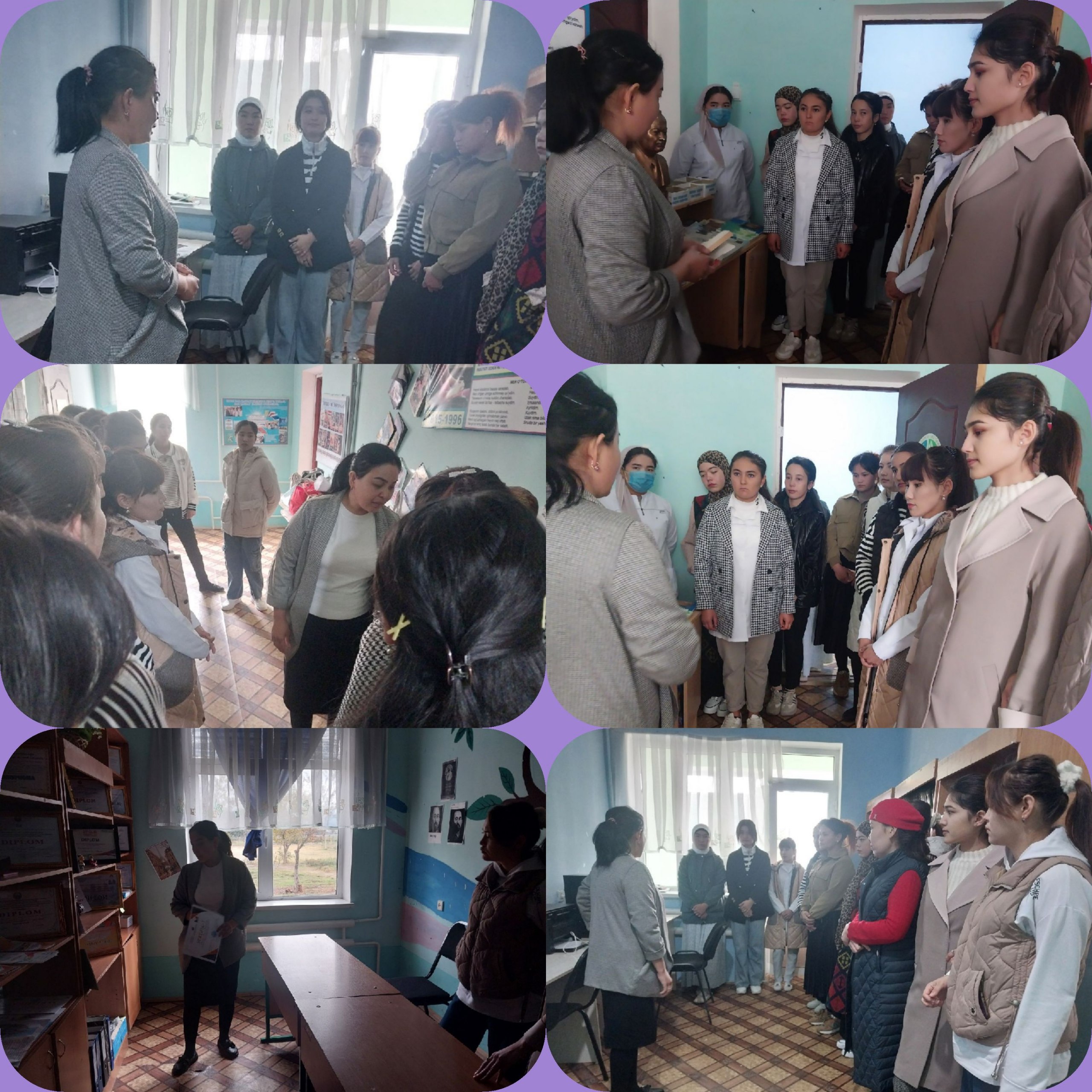 Abu Ali Ibn Sino nomidagi jamoat salomatligi texnikumi talabalari ishtirokida kutubxona bo'ylab sayohat tashkil etildi.