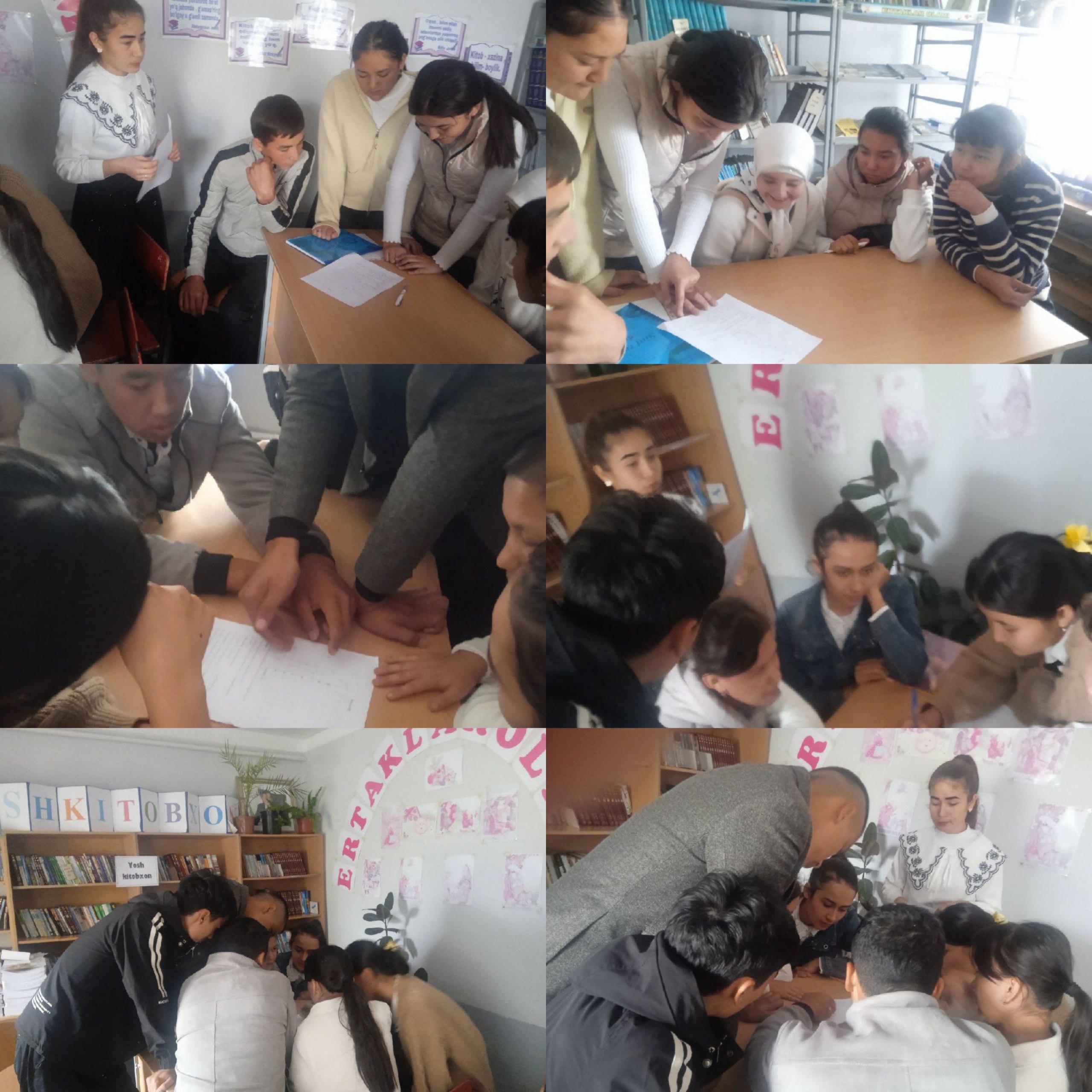 18-maktab oʻquvchilar ishtirokida "Yosh kitobxonlar" tanlovi oʻtkazildi.