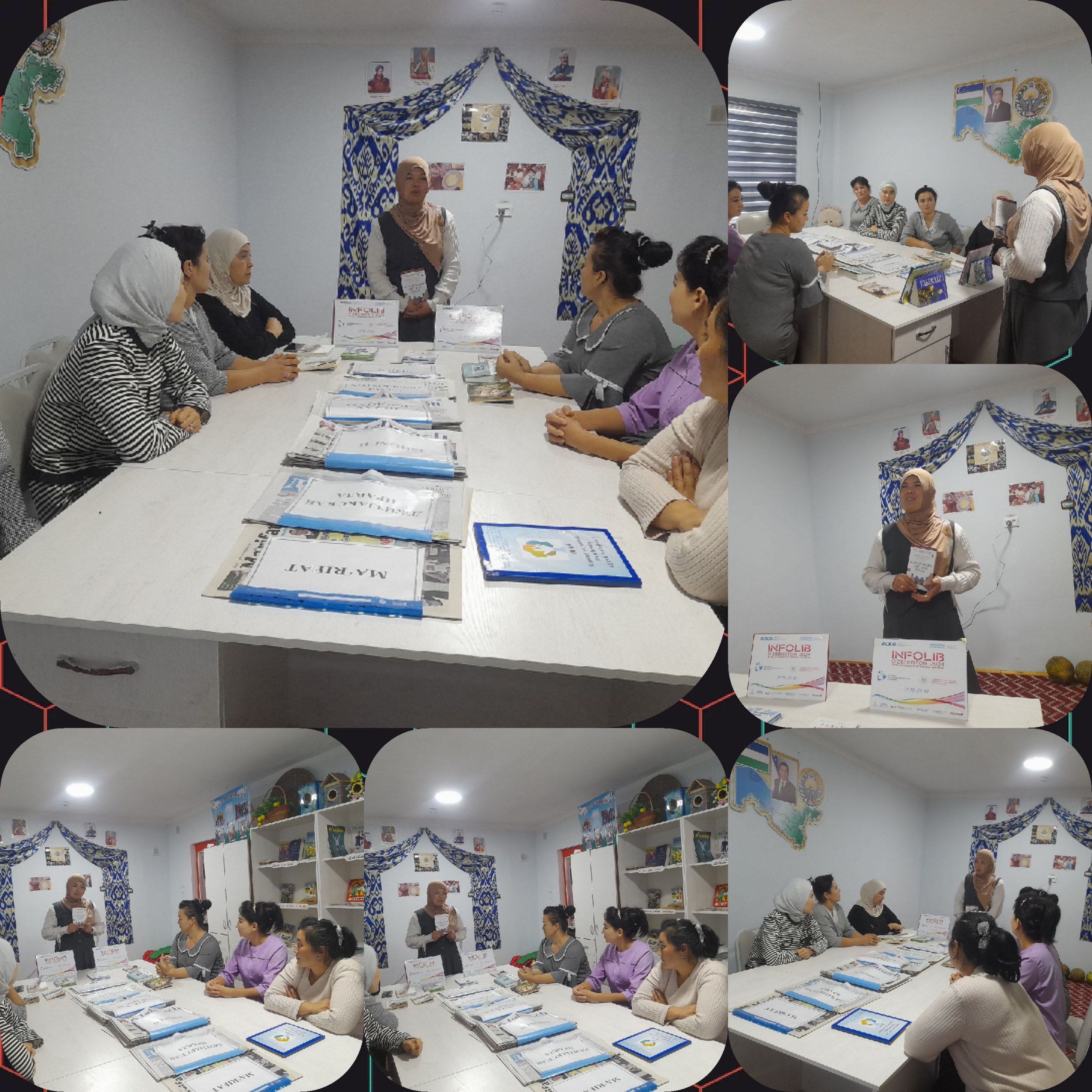 Koʻchma kutubxona doirasida 7-sonli DMTT  da kitob taqdimoti   tashkil qilindi.