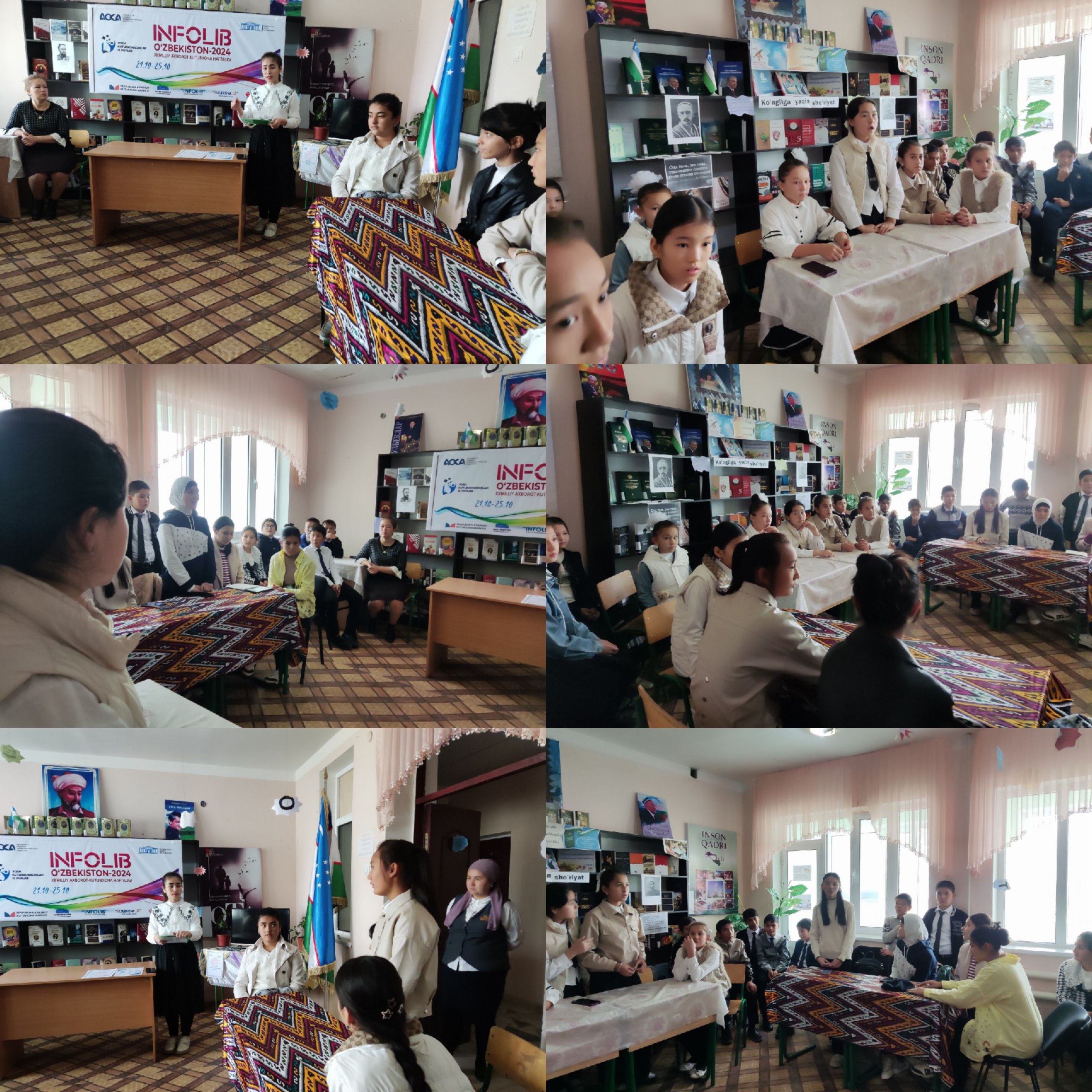 "Ko'ngilga yaqin she'riyat "nomi ostida 2-20-umumiy o‘rta ta‘lim maktabining 7-sinf o‘quvchilari ishtirokida davra suhbati hamda she'riyat kechasi tashkil qilindi.