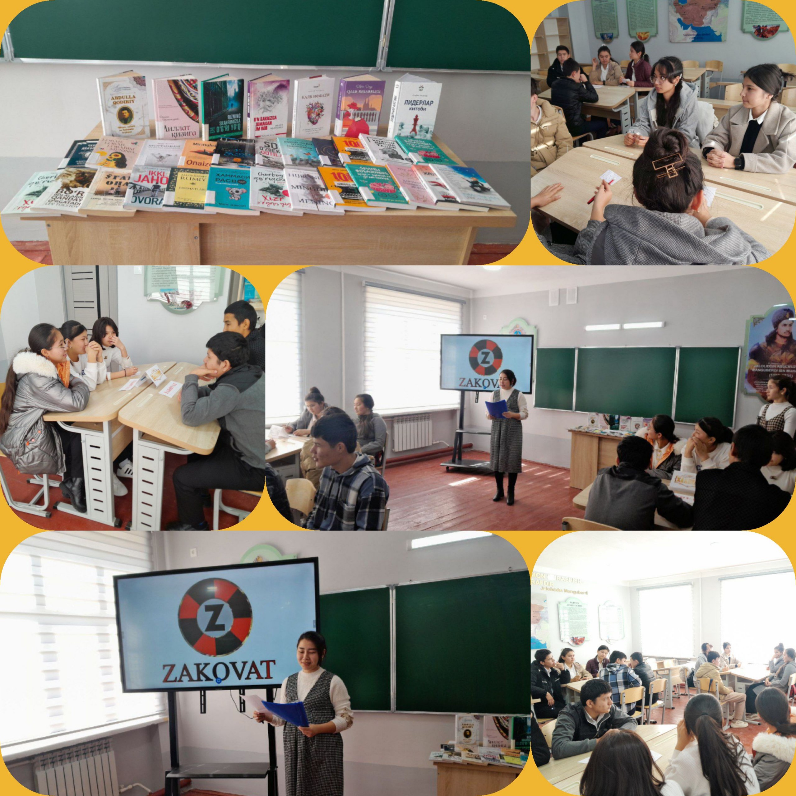 "Iste'dodli yoshlar maydoni" loyihasi asosida "Zakovat" intellektual tanlovini tashkil qildi.