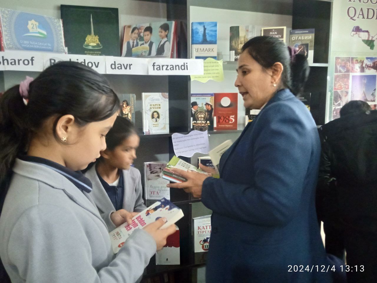 "Kutubxona ziyo maskani " deb nomlangan sayohat tashkil qildi.