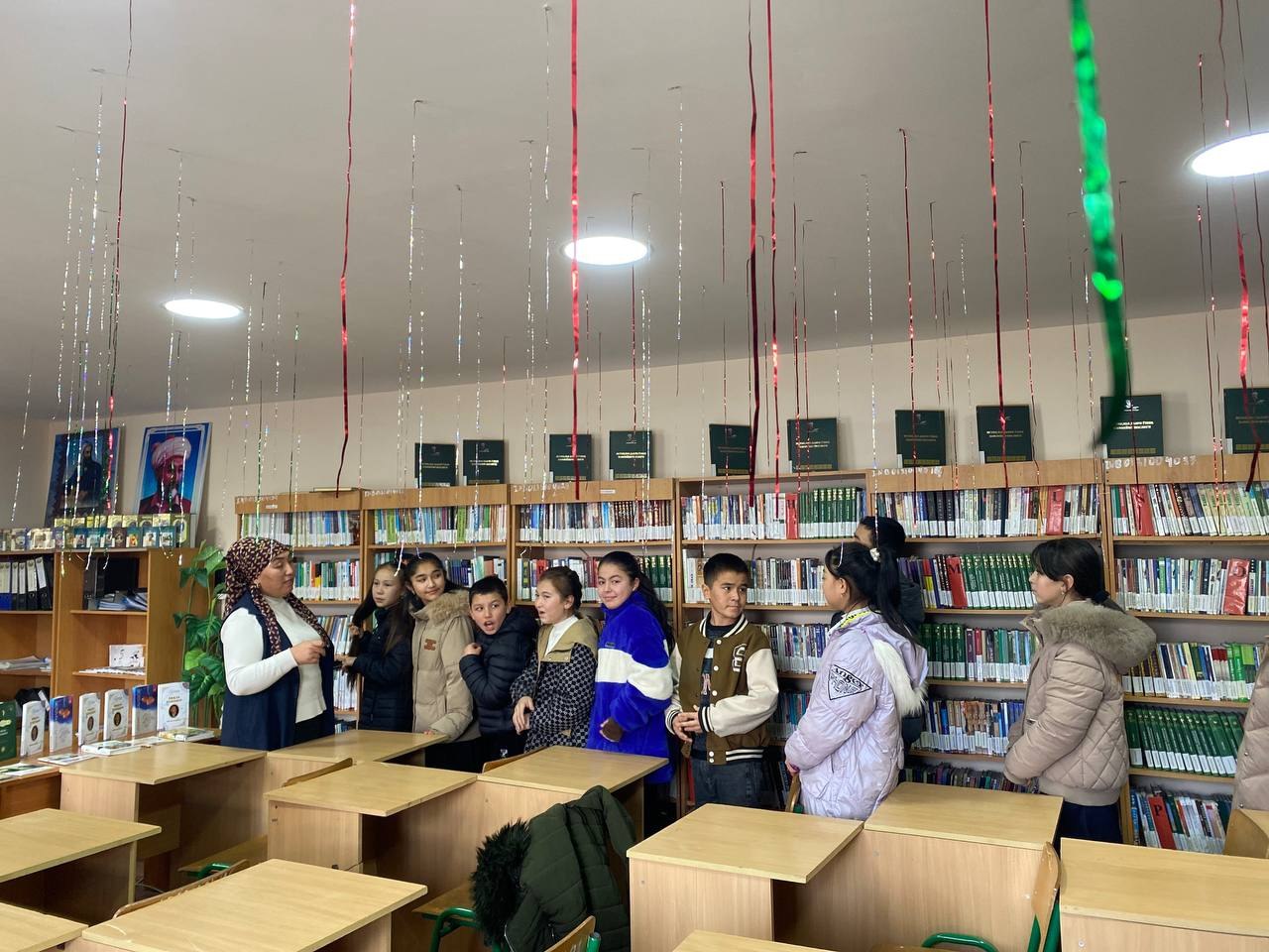 "Kutubxona ziyo maskani "nomli sayohat tashkil qilindi.