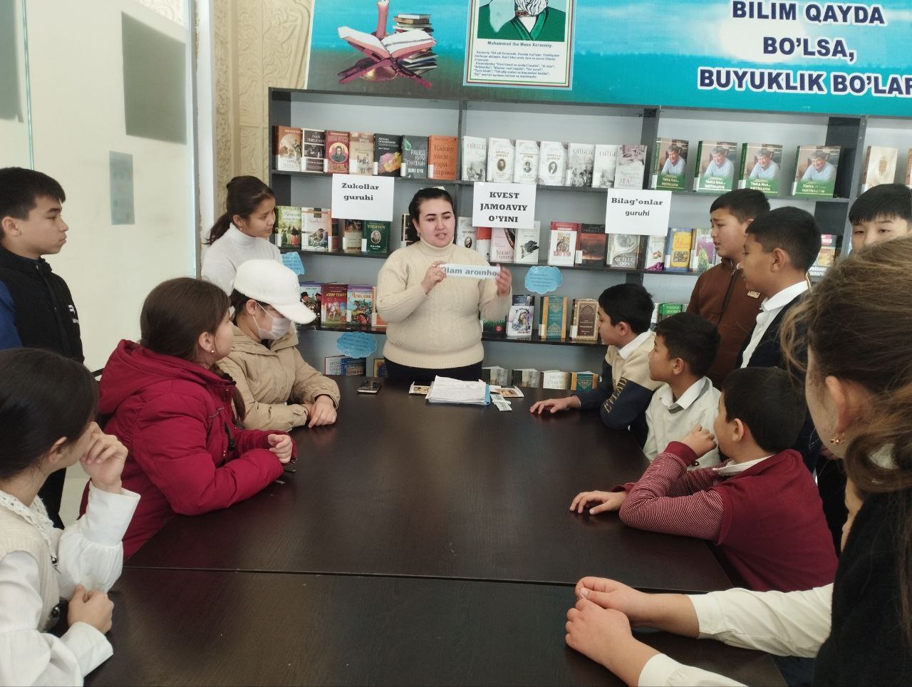 "Kvest jamoaviy o'yini" nomli tadbir tashkil qilindi.