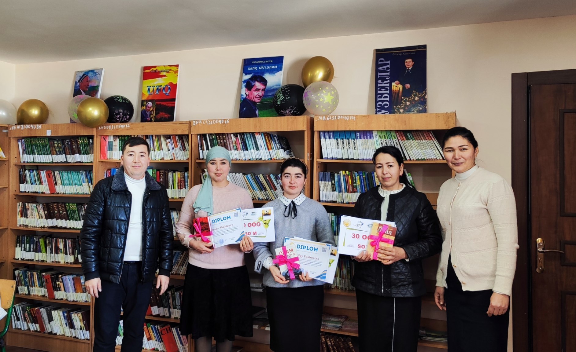 Mening sevimli kitobim" online tanlovida gʻolib boʻlgan ishtirokchilar diplom, pul mukofati va kitoblar jamlanmasi bilan taqdirlandilar.