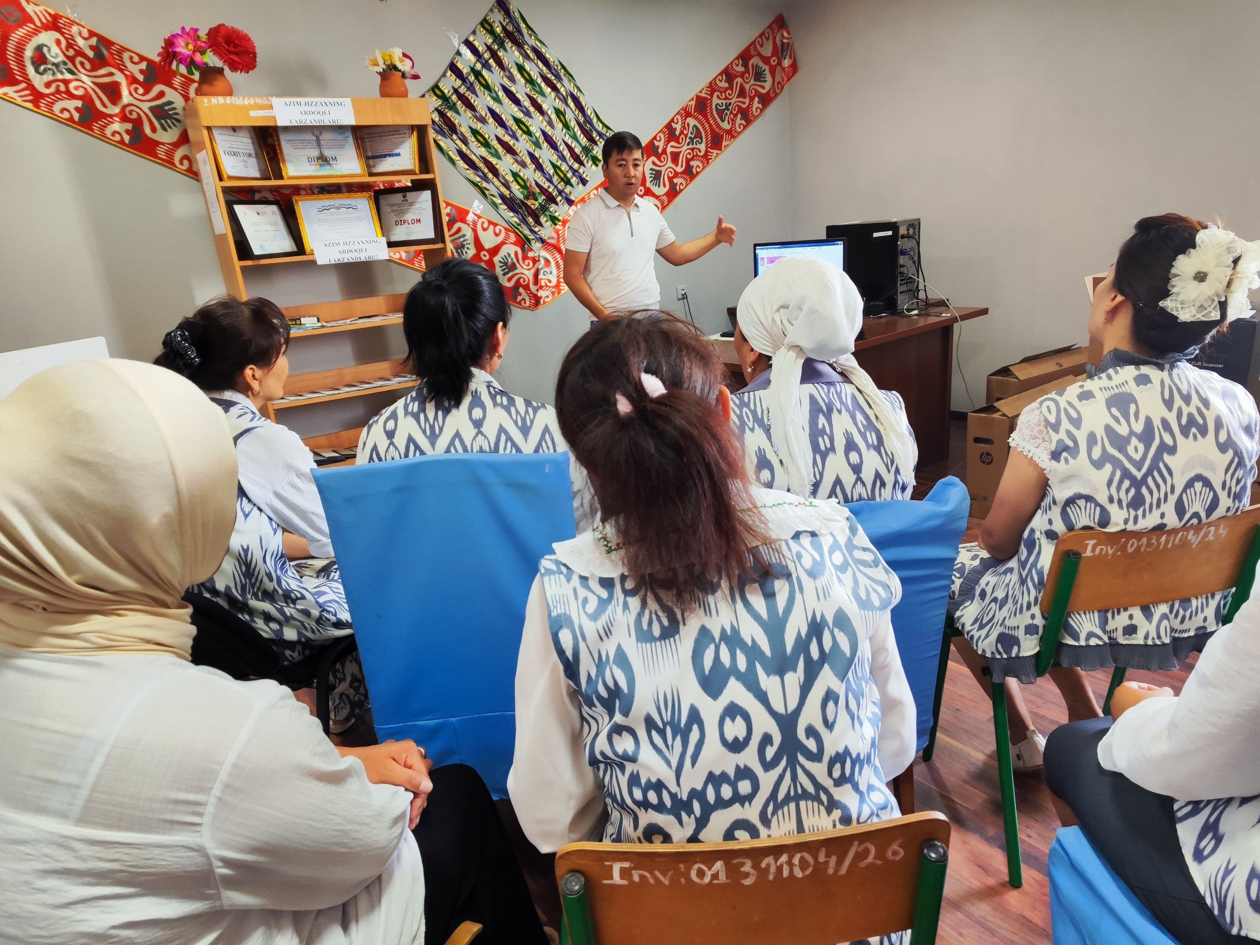 TAKM xodimlarining kompyuter savodxonligini oshirish maqsadida navbatdagi mahorat darsi boʻlib oʻtdi.