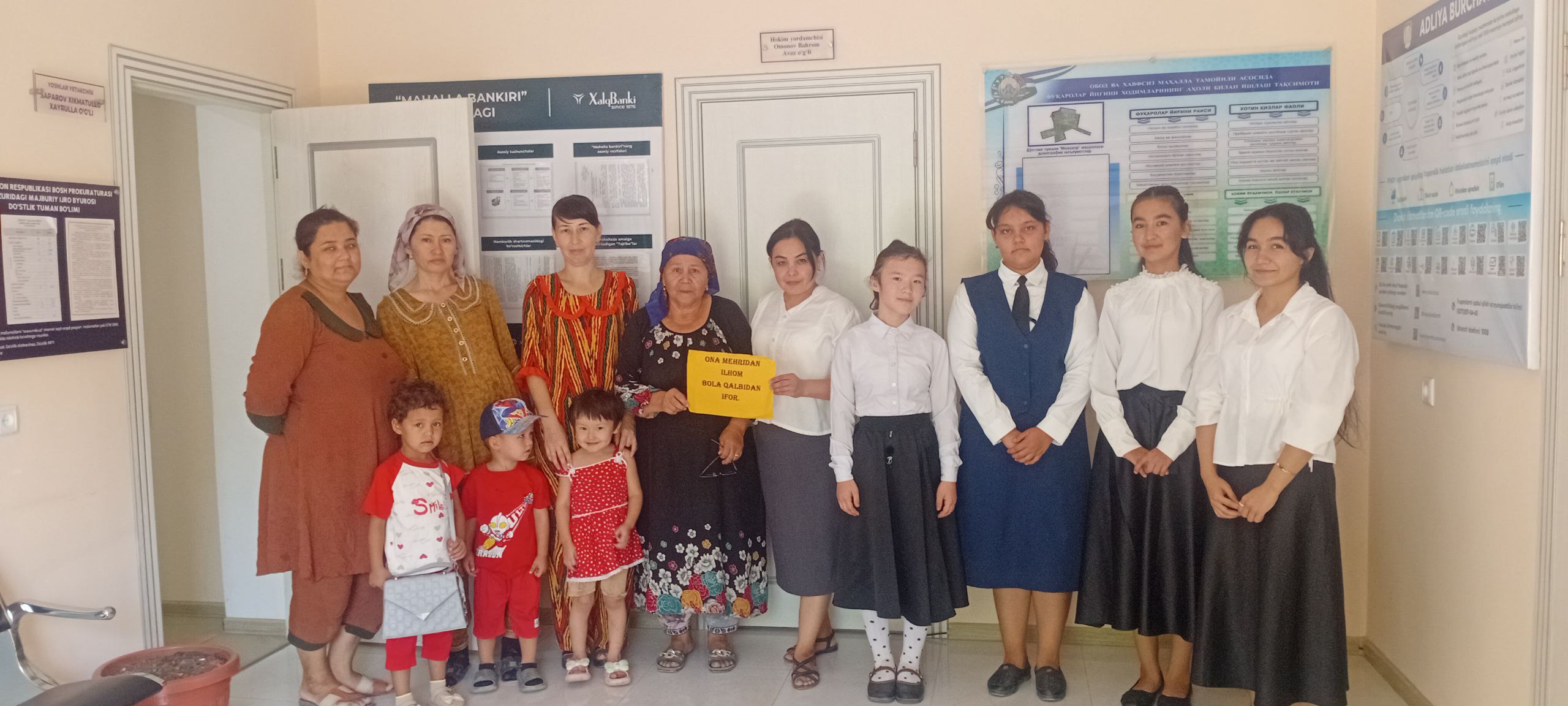 "Ona mehridan ilhom, bola qalbidan ifor" nomli davra suhbati tashkil etildi.