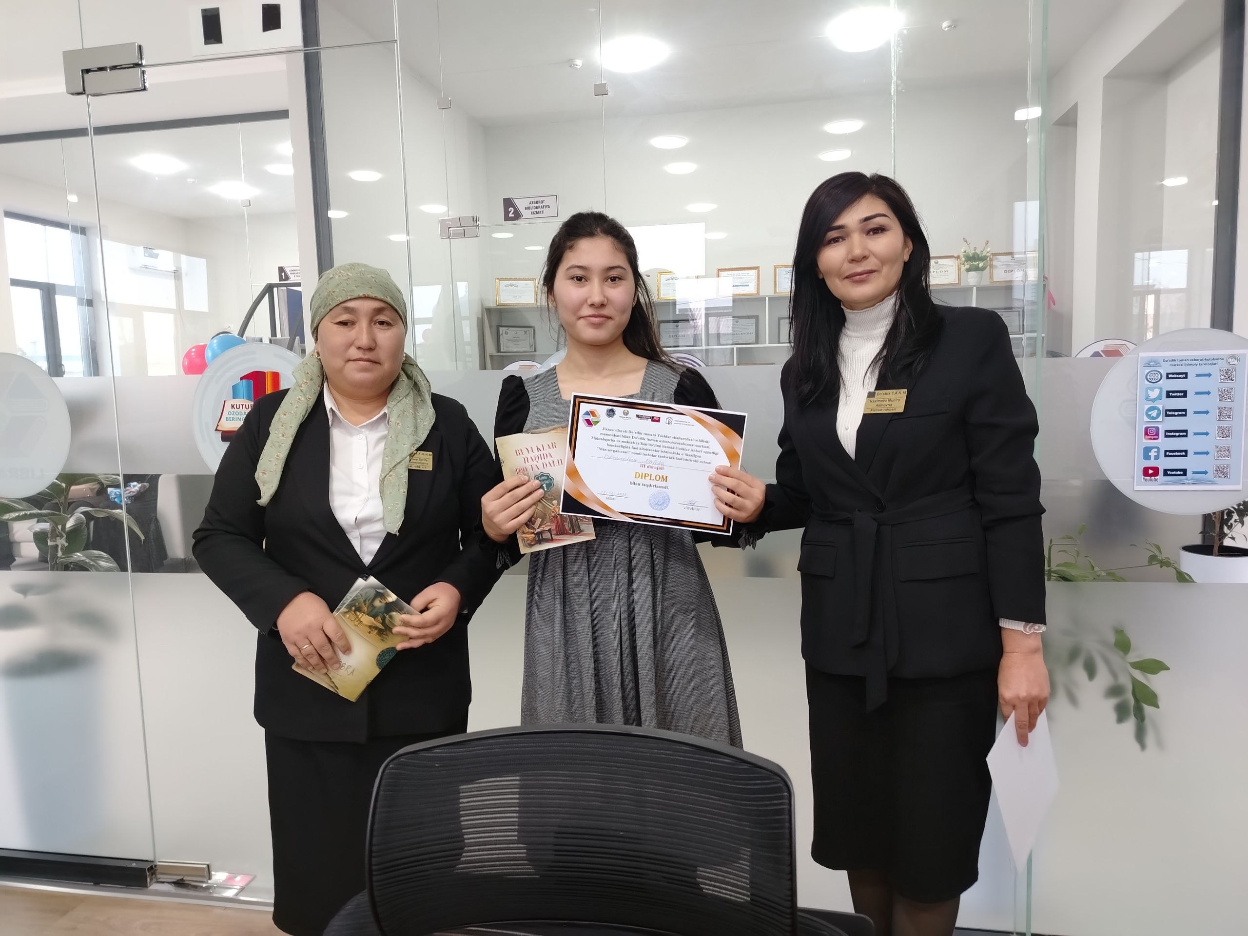 "Men sevgan asar" nomli insholar tanlovi o'tkazildi.