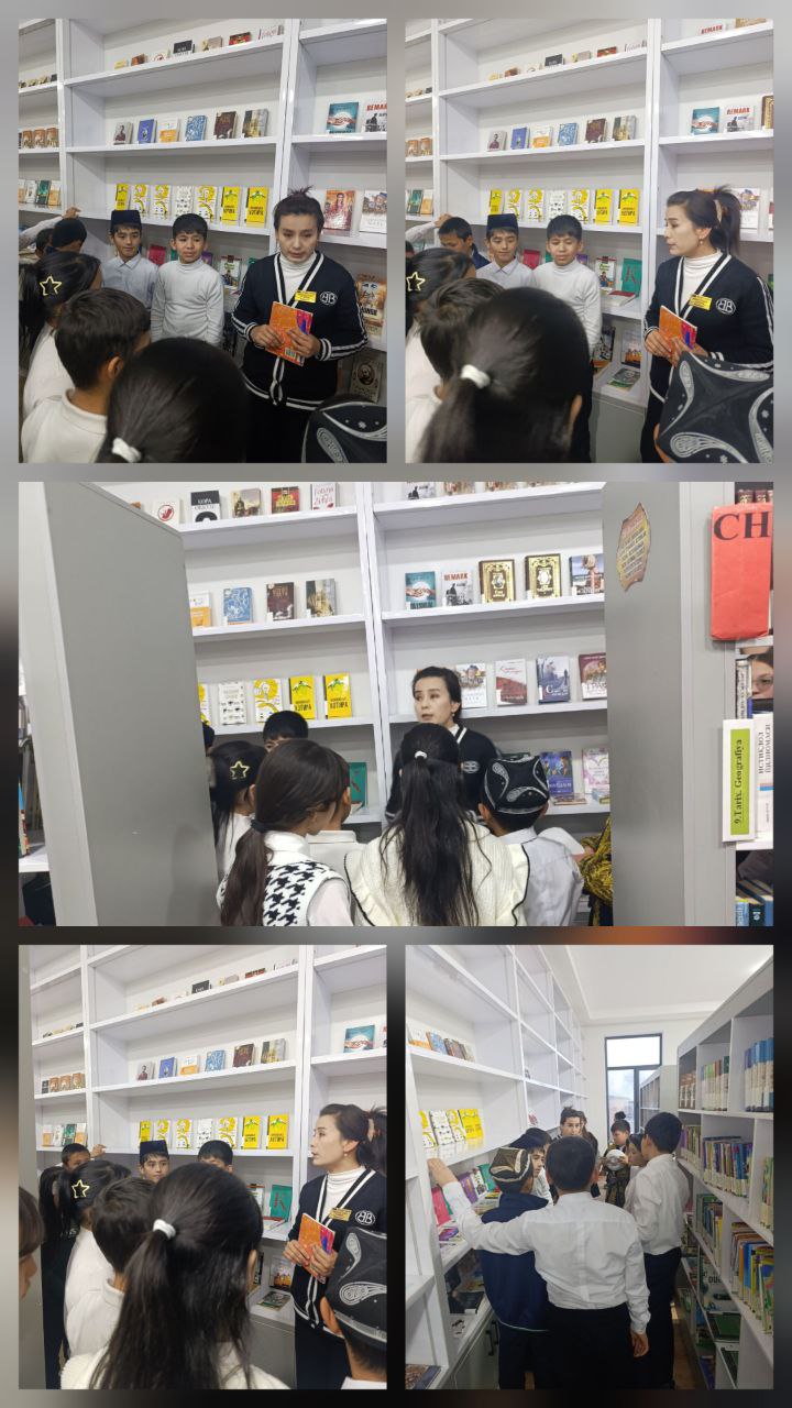 "Kutubxona - bilimlar maskani" nomli sayohat tashkil qilindi