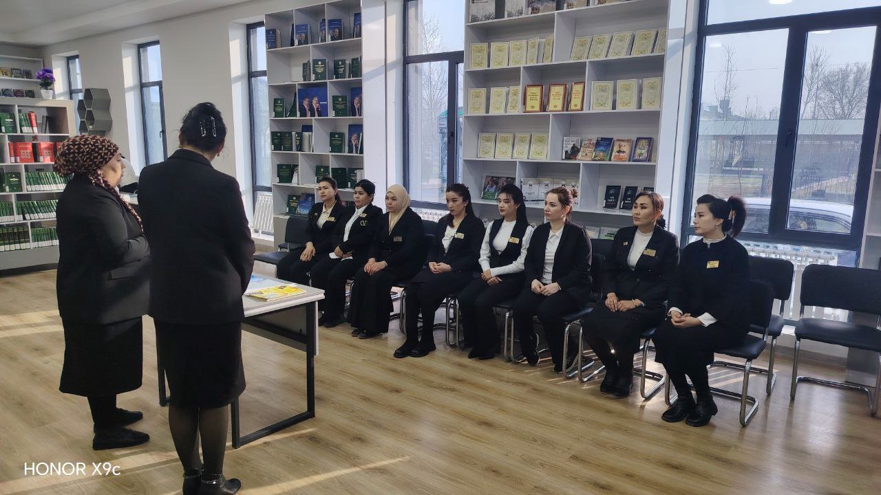 Markaz xodimlari ishtirokida mahorat darsi tashkil qilindi