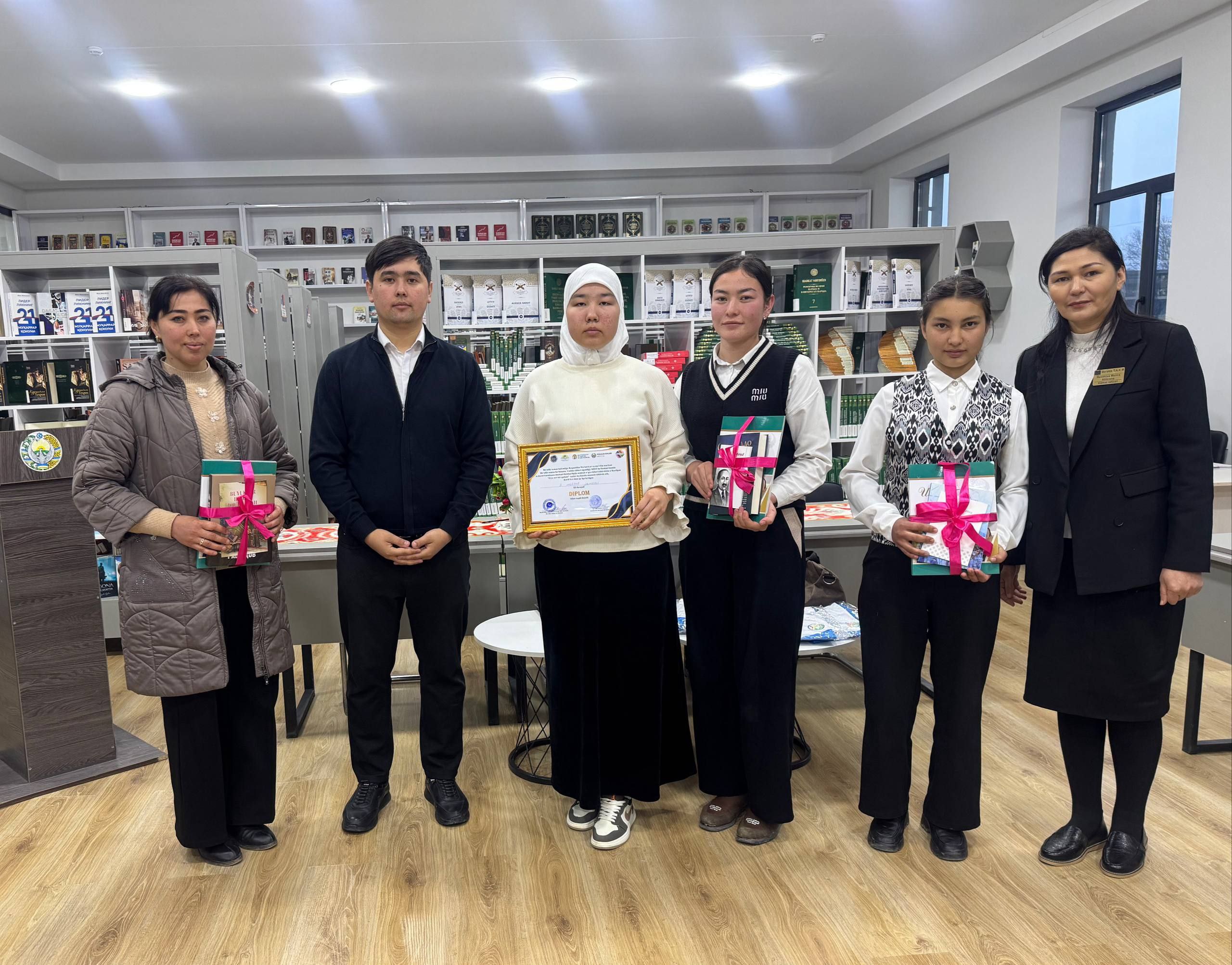 “Ziyo sari bir qadam” loyihasining  final bosqichi yuqori saviyada bo‘lib o‘tdi.