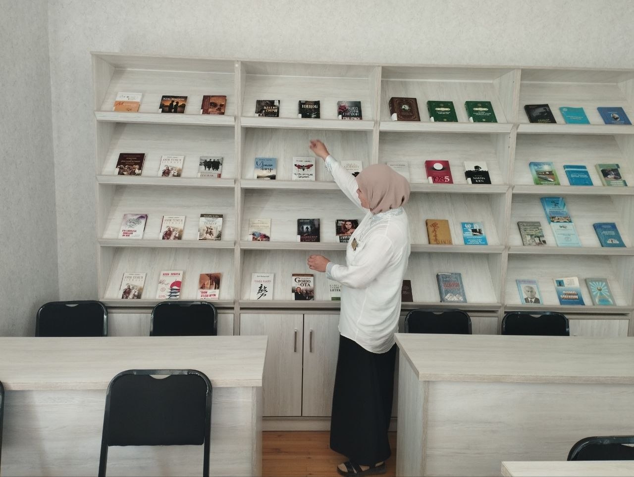 Milliy gvardiya boʻlinmasida navbatdagi kitoblar almashinuvi amalga oshirildi.